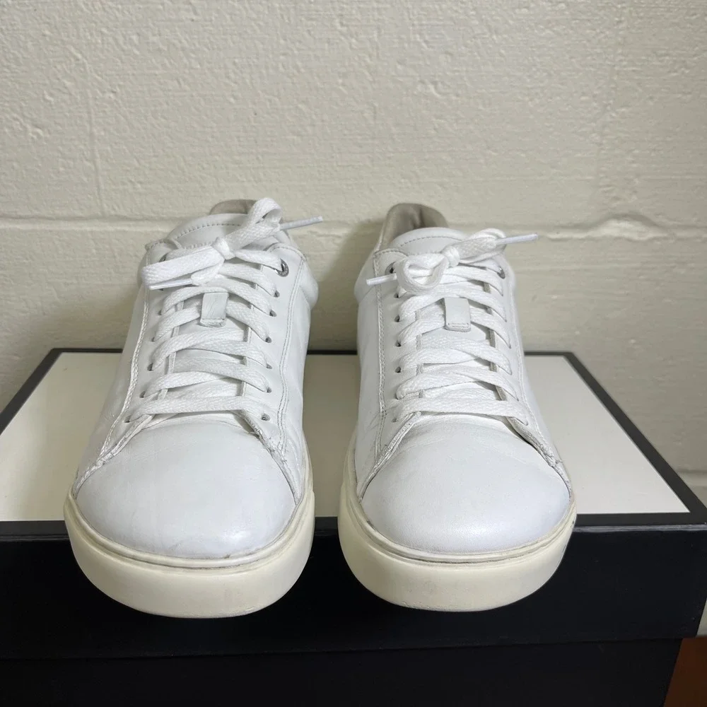 Birkenstock Bend Low White Leather Comfort Sneaker Lace up Women's 41 EU/10 US - Picture 3 of 10
